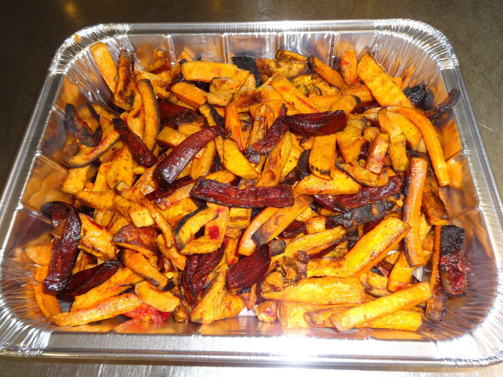 Roasted Root Veggies Tray  (Serves 8-10)