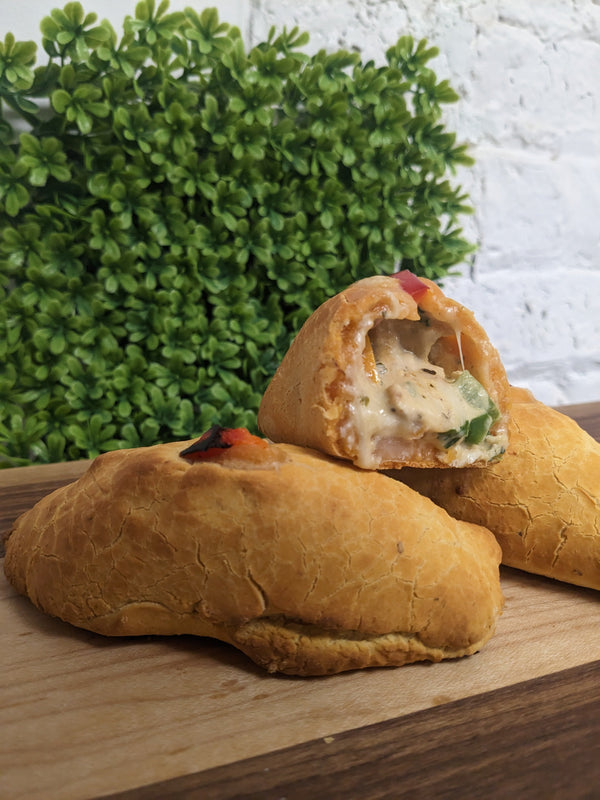 Cheesy Chicken Empanada (new) Cassava