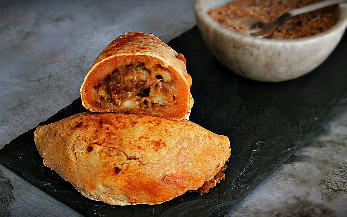 Glutenfree pulled pork empanada Cassava