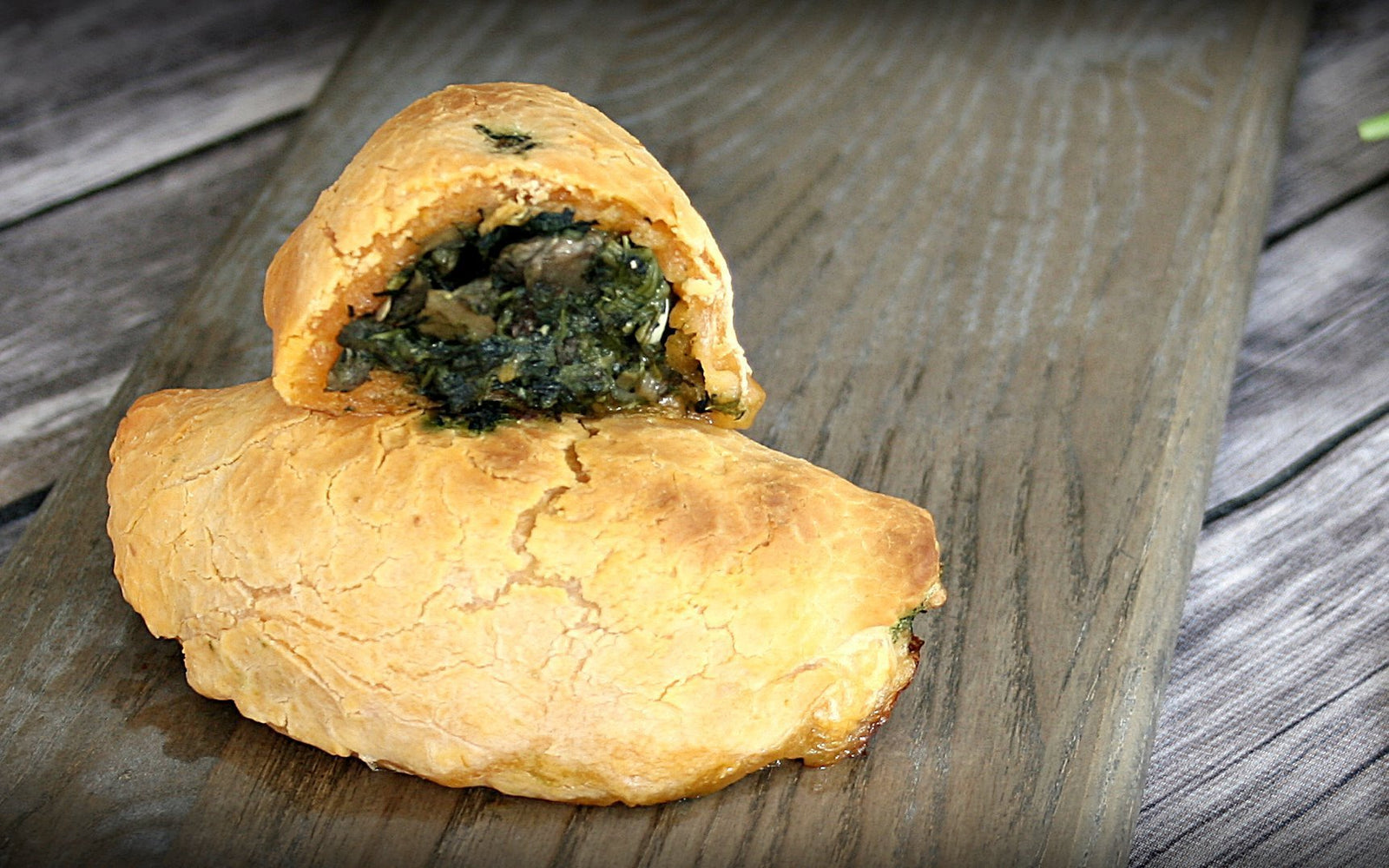 Spinach Mushroom Garlic - Cassava