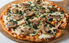 Spinach Mushroom-Garlic Pizza - Cassava